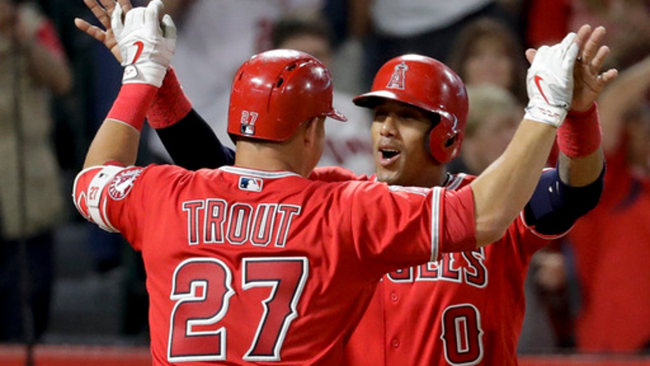 Meyer, 2 relievers throw 1-hitter in Angels' 7-0 win (Jul 19, 2017)